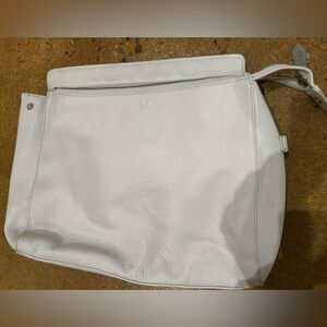 Perlina NY White Leather Women's Bag